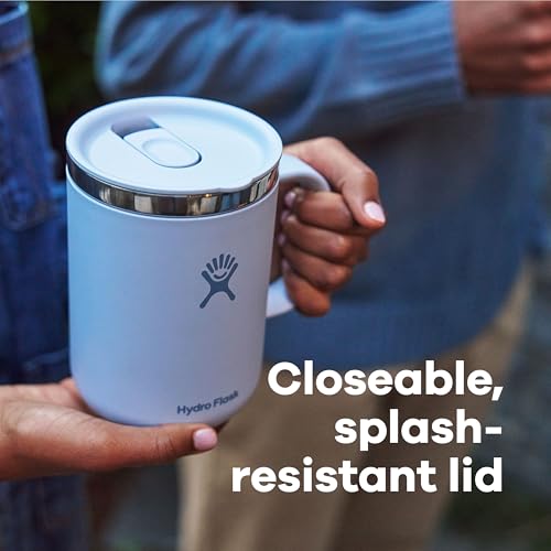 Hydro Flask 12 Oz Insulated Stainless Steel Travel Mug - Agave Green, Leak-Resistant
