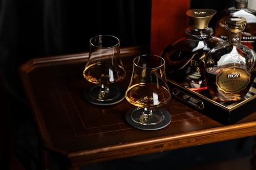 15 oz Crystal Brandy and Cognac Snifter Glasses Set of 2 - Elegant Tasting Drinkware
