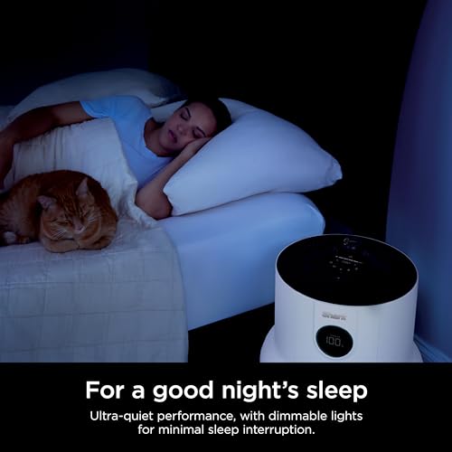 Large Room Air Purifier with HEPA Filter and Odor Neutralizer, White