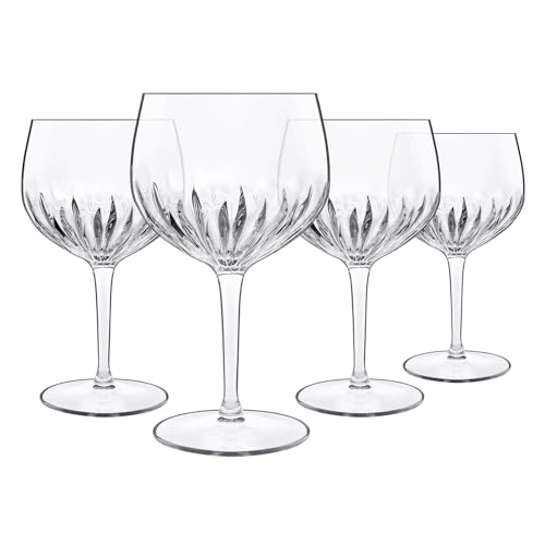 27 oz Crystal Goblet Cocktail Glasses, Set of 4, Break-Resistant