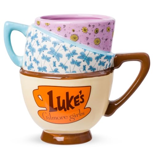 Stars Hollow Gilmore Girls Destination Locations 3D Sculpted Mug - 20oz Official Merchandise, Collectible Coffee Cup