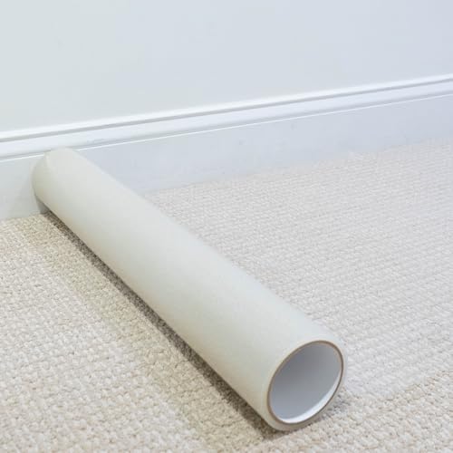 Heavy Duty Carpet Protection Film 36x500 Inch Self-Adhesive Clear Floor Guard