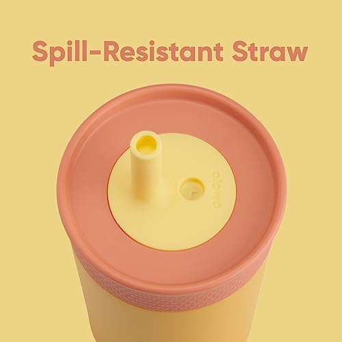 Kids Insulated Stainless Steel Tumbler Water Bottle with Straw - 12 oz