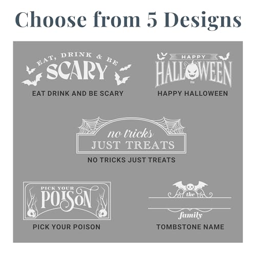 Let's Make Memories Personalized Halloween Beverage Tub with Stand - 5.5 Gallons Galvanized Metal Drink Cooler - Pick Your Poison