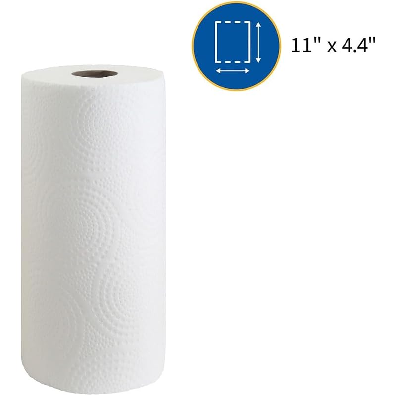 2-Ply Household Paper Towel Rolls - Absorbent White Sheets (Pack of 30)