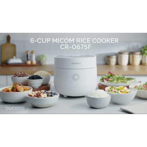 Micom Fuzzy Logic Electric Rice Cooker, 6-Cup Cooked Capacity, Nonstick