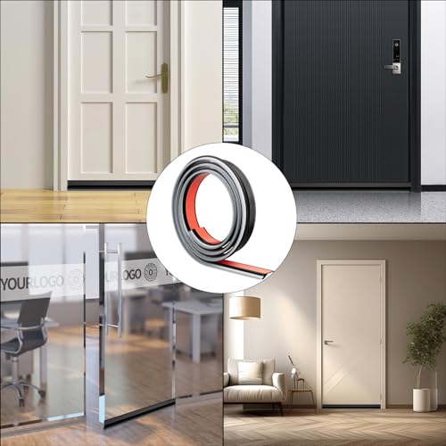 39-Inch Under Door Draft Stopper with Brush - Weather Stripping Door Sweep