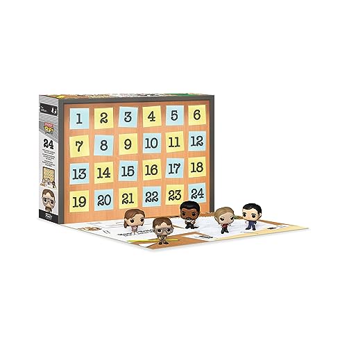 Funko Pop! Countdown Calendar: The Office - 24 Surprises, Official Licensed Collectible Toy, Holiday Gift for Fans