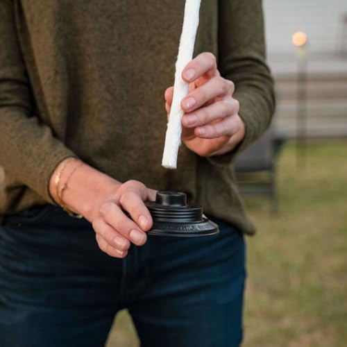Replacement Fiberglass Torch Wicks for Outdoor Tiki Torches, 2-Pack