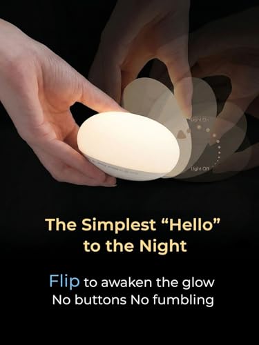 Dimmable Nursery Baby Night Light - Soft Silicone Touch Lamp for Feeding