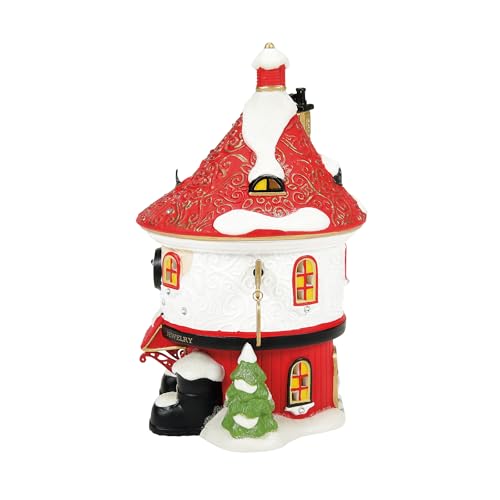 Department 56 Blingtastic Jewelers North Pole Village Lit Building – 7.72 in, Multicolor