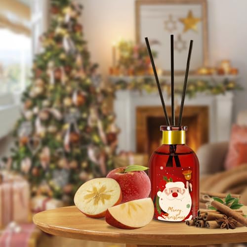 Christmas Reed Diffuser Set with 18 Sticks (5.3 Fl.oz)