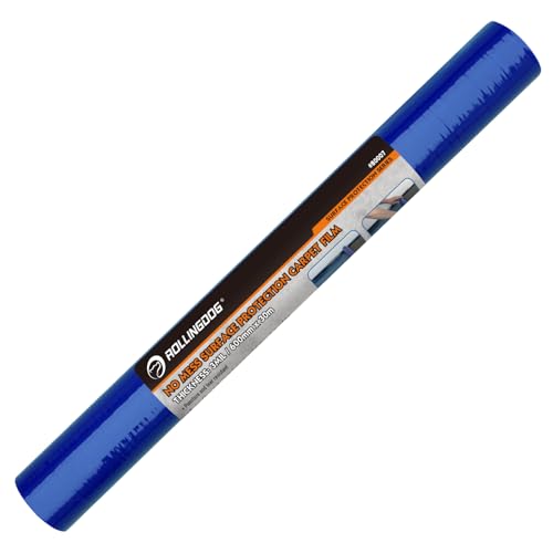 Carpet Protection Film 24in x 100ft, 3mil Heavy-Duty Adhesive Floor Cover