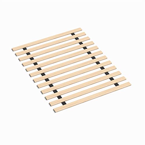 Heavy Duty Wooden Bed Slats for Full XL Mattress - 0.68-Inch Thick