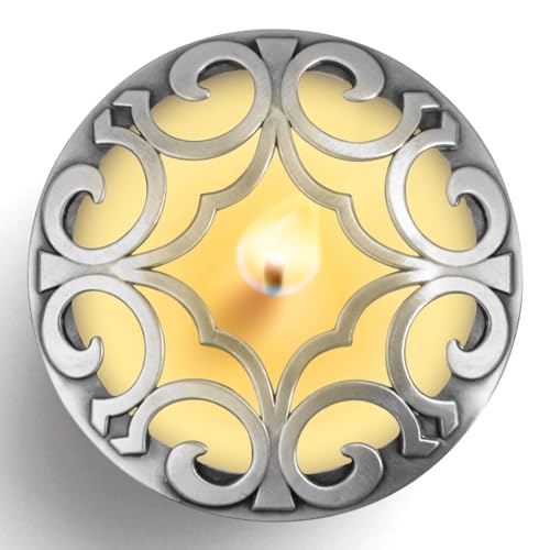 Elegant Candle Topper for Even Burn - Reusable Zinc Alloy Cover