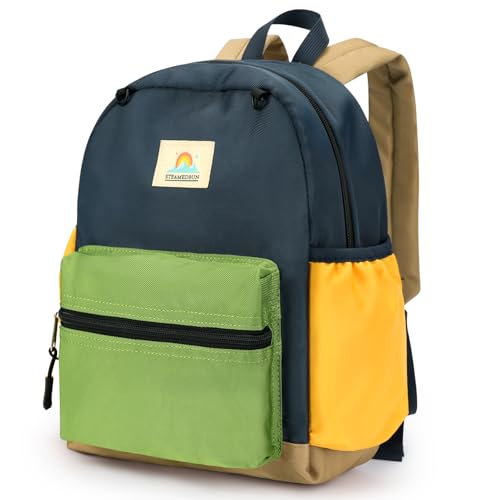 STEAMEDBUN Kids School Backpack for Boys - Lightweight Waterproof Toddler Bookbag