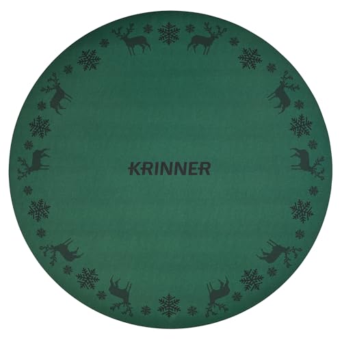 24-Inch Waterproof Christmas Tree Mat - Absorbent Floor Protection Pad