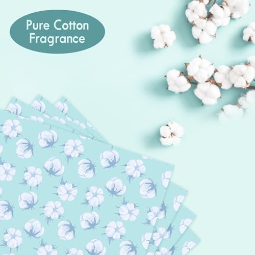 Scented Drawer Liners - Cotton Fragrance Paper Sheets, 6-Pack