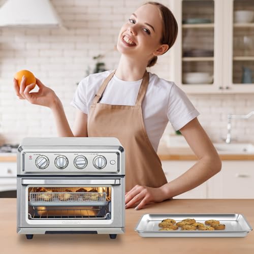 Stainless Steel Air Fryer Tray, 12.4" x 11" Oven Replacement Baking Pan