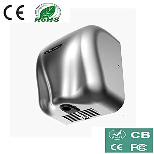 Heavy Duty Commercial Hand Dryer - 1800W Stainless Steel Automatic Hand Dryer with Infrared Sensor