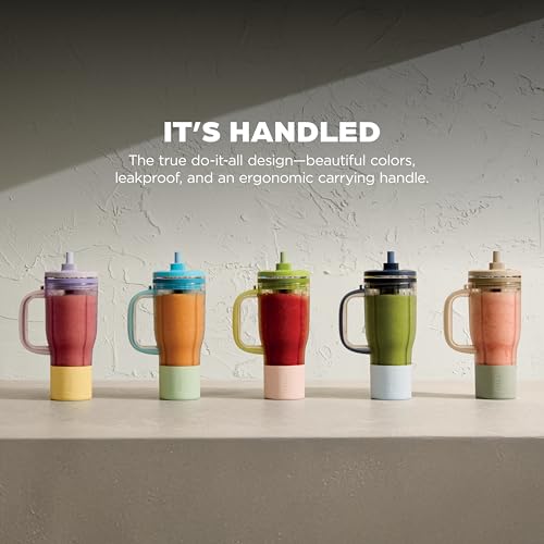 Personal Smoothie Blender with 26oz Travel Tumbler, 1200W - Stone Mint