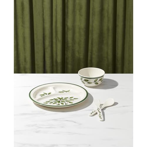 Lenox 885787 Holiday-Children's 4-Piece Dinner-Set, Christmas Dinnerware, Hosting