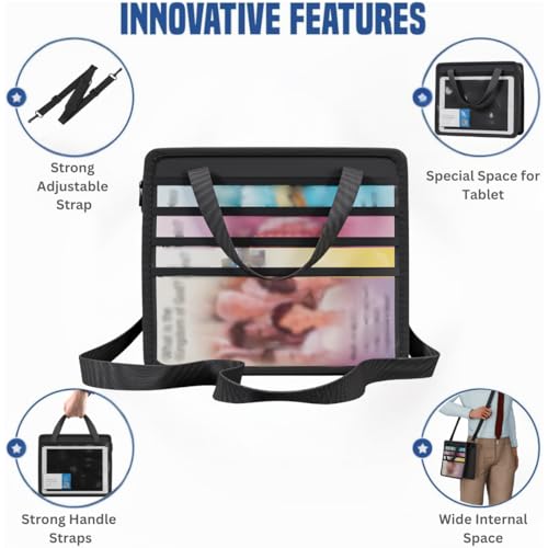 Ministry Organizer Bag for Tracts and Magazines, 11x9 Inch Field Service Case