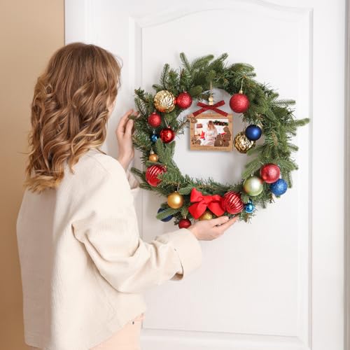 COCHIE 2026 Ultrasound Pregnancy Christmas Keepsake Photo Frame Ornament - Baby Bump Decor