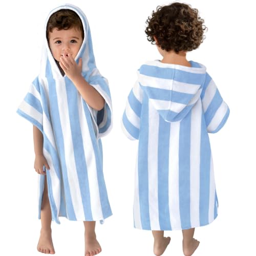 Toddler Hooded Poncho Towel – 100% Cotton Bath & Beach Towel (2-4 Yrs)