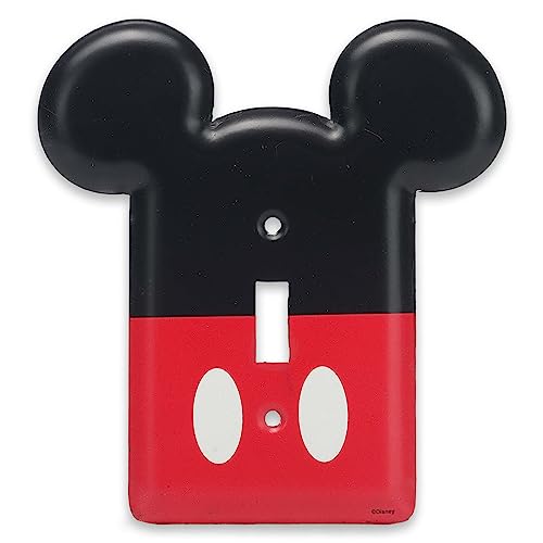 Mickey Mouse Metal Light Switch Plate - Decorative Bedroom Wall Cover