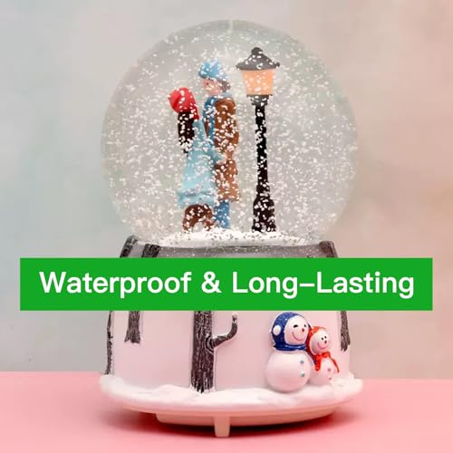 Waterproof Fake Snow for DIY Snow Globes - 100g Floatable Filler