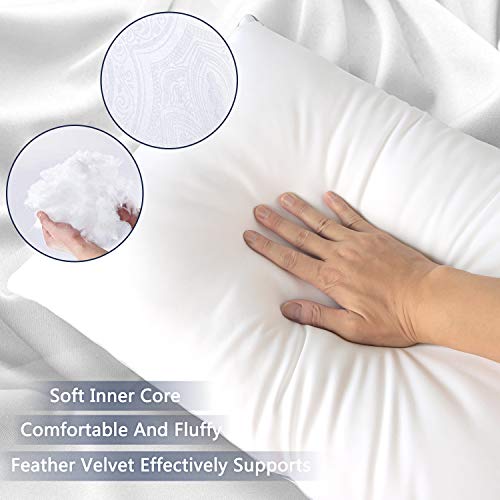 Cooling Bed Pillows Set of 2 - Soft Microfiber for All Sleepers