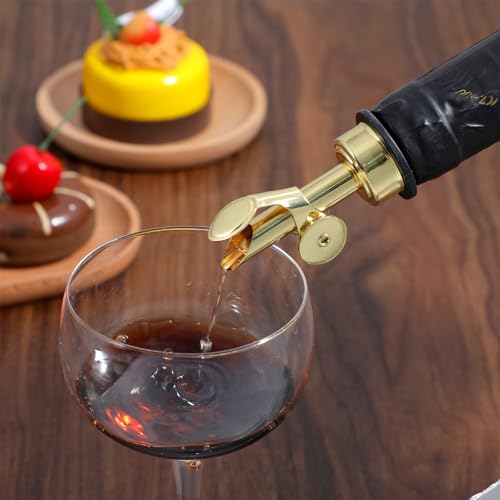 12 Pcs Stainless Steel Oil & Liquor Bottle Pourers Auto Flip Spouts for Kitchen & Bar