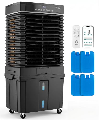 Portable Evaporative Swamp Cooler 3200 CFM 50L Water Tank with Wi-Fi