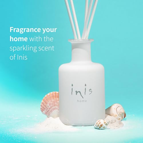 Ocean Breeze Reed Diffuser Set - 3.3oz Coastal Fragrance Oil & Glass Vessel