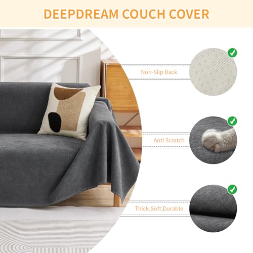 Waterproof Scratch-Resistant Pet Couch Cover - Anti-Slip Sofa Slipcover