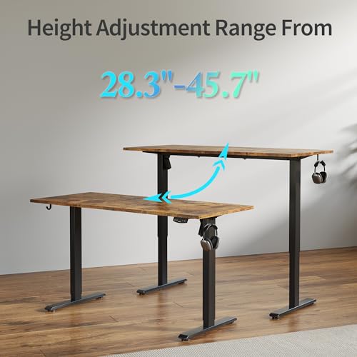 Electric Standing Desk 48 x 24 Inch, Height Adjustable Sit Stand Desk