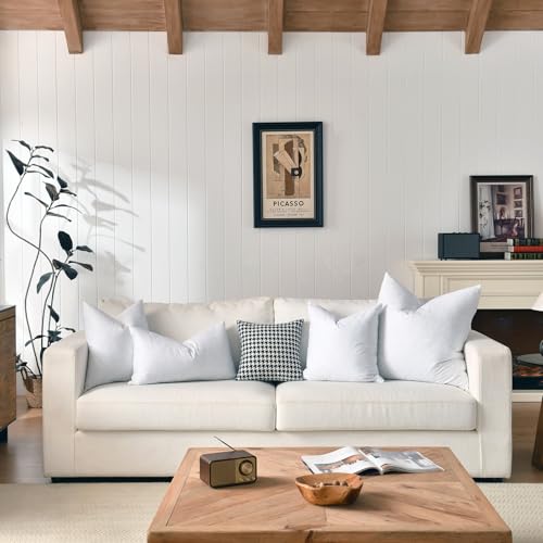 Basic Home 26x26 Euro Pillow Insert - Goose Feather Down Cushion Filler