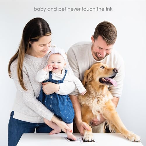 Mess-Free Clean-Touch Ink Pad Kit for Baby & Pet Prints (4-Pack)