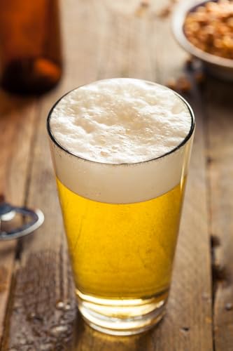16 oz. Heat-Tempered Beer Glasses, Set of 6 - Durable Restaurant Barware