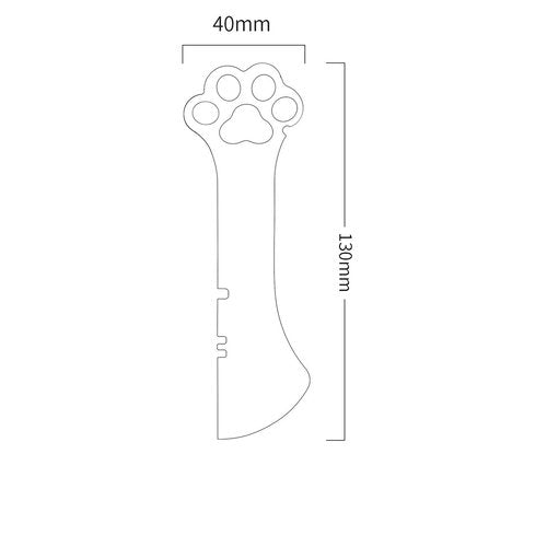 2Pcs Silicone Cat Can Spoon for Wet Food -Long Handle Pet Feeding Spoon with Can Opener Lid - 13cm White