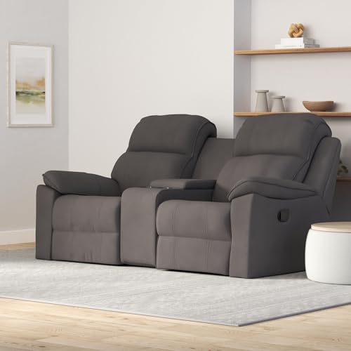 Reclining Loveseat Slipcover with Console, Stretch Furniture Protector