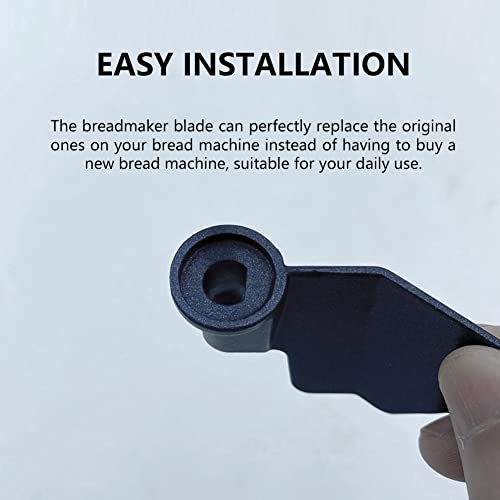 2 Pcs Bread Maker Kneading Paddle, Non-stick D-Port Replacement Blade