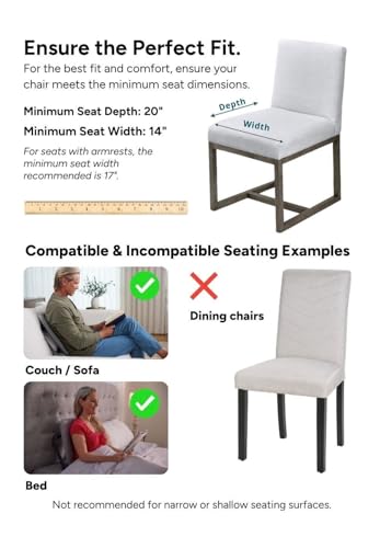 Ergonomic Portable Rocking Back Support for Chairs - Lumbar Relief