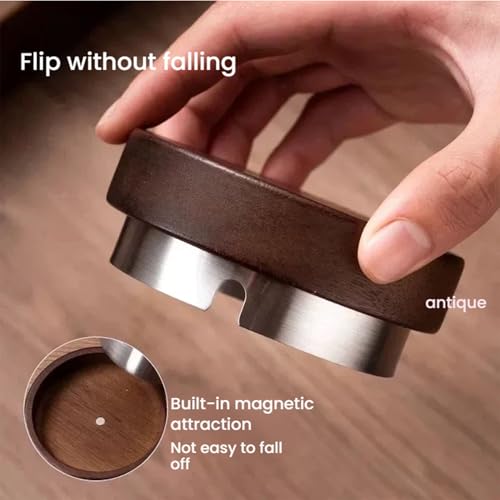 2-Pack Wooden Ashtray with Lid - Smokeless Stainless Steel Outdoor Tray