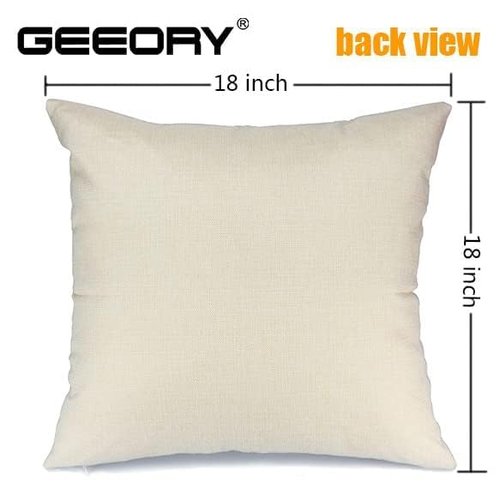 GEEORY Easter Pillow Covers 18x18 Set of 4 Easter Decorations for Home Bunny Truck Hello Peeps Hip Hop Decorative Throw Pillows Spring Easter Farmhouse Decor