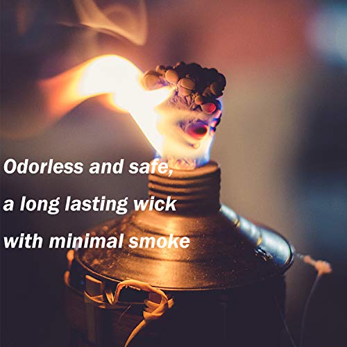 20 Pcs Long-Lasting Fiberglass Replacement Wicks for Torches & Lamps