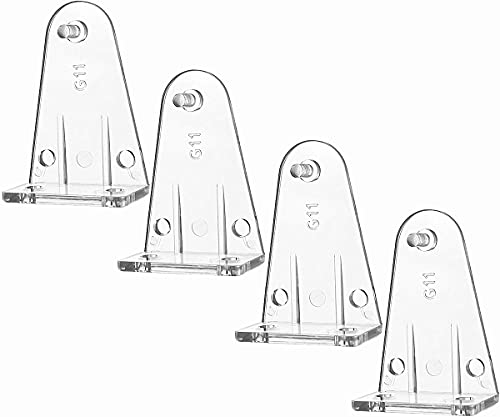 Hold Down Brackets for 1.5-Inch High Profile Blind Bottom Rails, 4 Pack