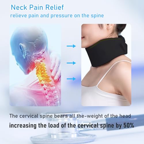 Adjustable Cervical Neck Brace for Pain Relief & Support