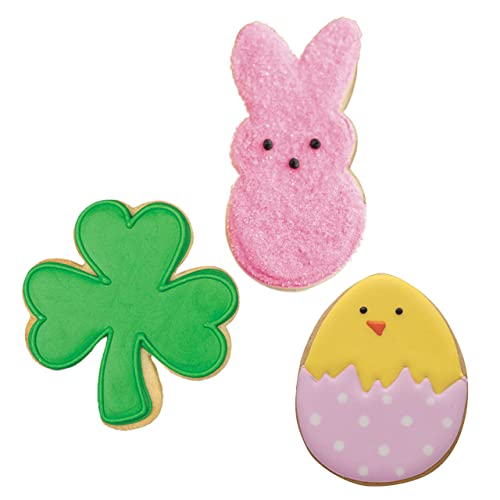 Ann Clark Easter & Shamrock Cookie Cutter Set of 3 - Made in USA